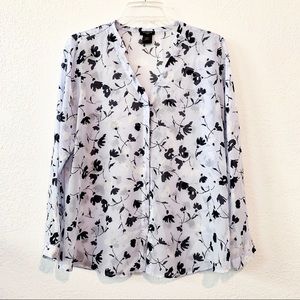 Ann Taylor Petite Large Blouse.
